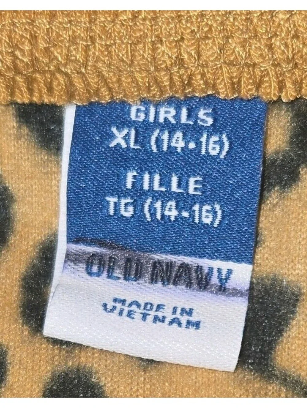 Old Navy Girls XL (14-16) Leopard Fleece 2-Piece Set Sweatshirt & Pants